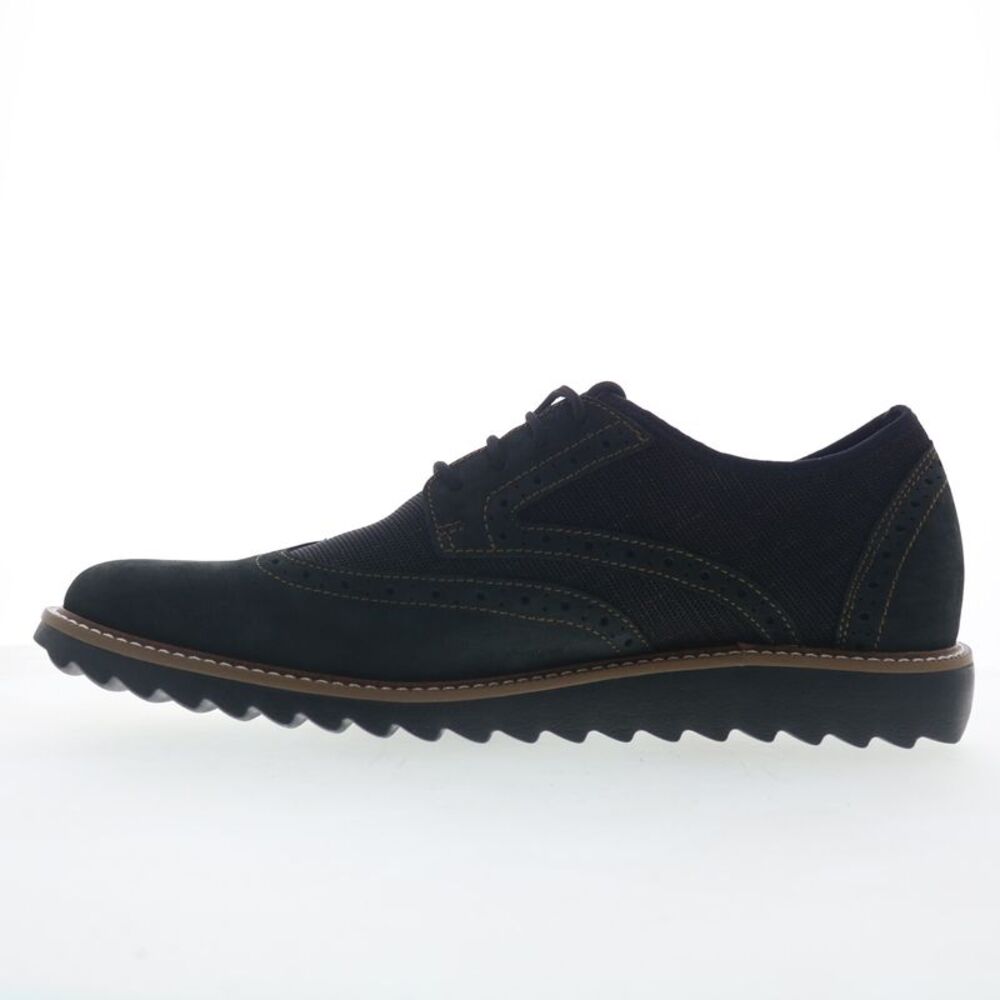 Johnston & Murphy Mens Duncan Wingtip Black Shoes (NWT) - Picture 3 of 4